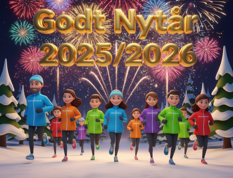 Billede af glade løbere